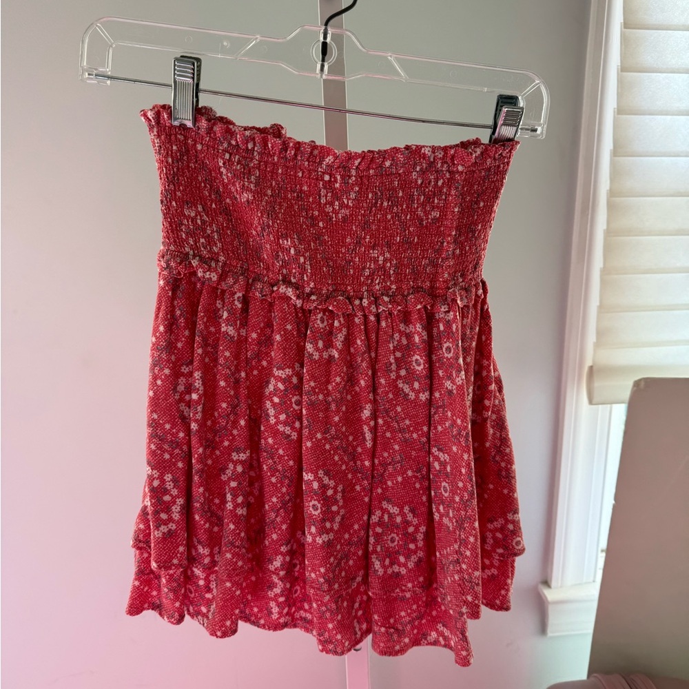 Floral rails skirt